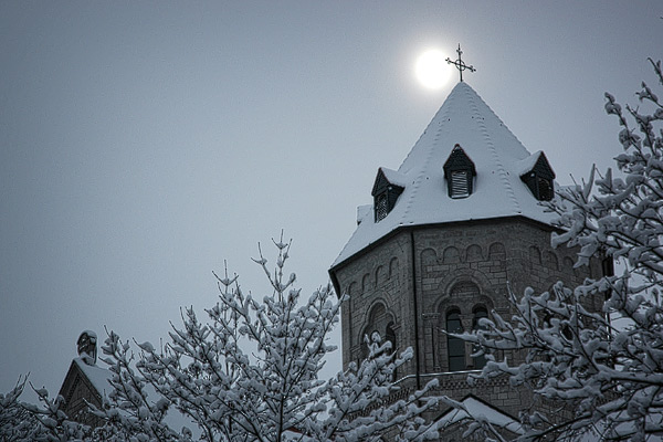 Winterhimmel I / Müde Sonne