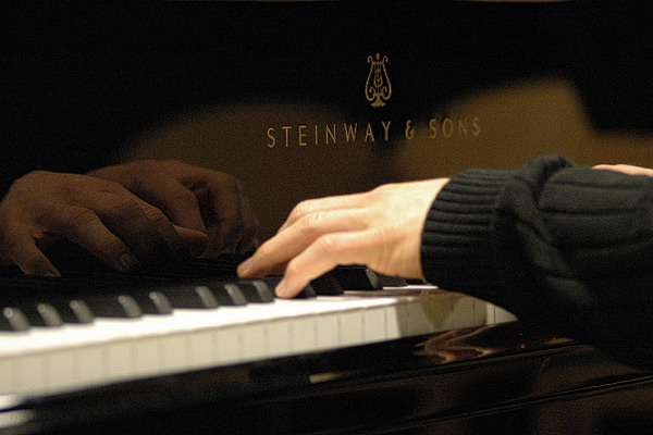 Christoph spielt Steinway