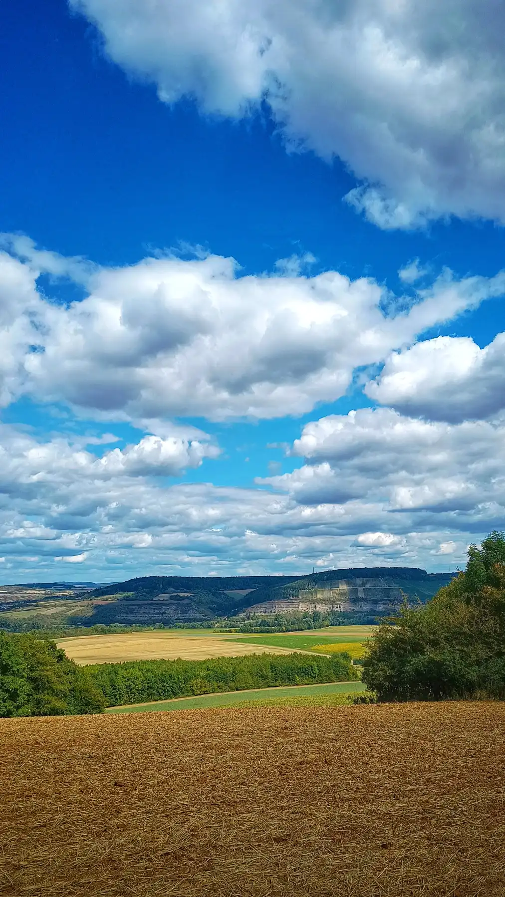 Die Wolkenstadt über dem goldenen Feld